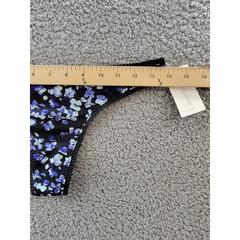 On Gossamer Mesh Printed Hipster Thong Women's M/L Evening Blossom Pull On